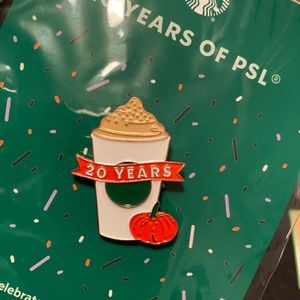 NWT Starbucks Pumpkin Spice Latte Anniversary Pin